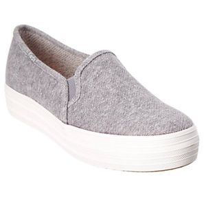 Ked grey slip on shoes